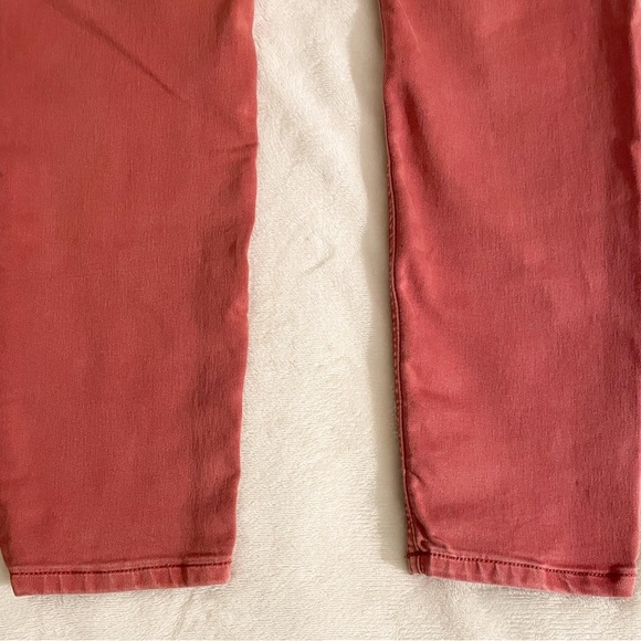 Free People high rise skinny ankle jeans size coral 26 - Picture 6 of 10